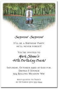 The Fisherman Party Invitations from TheInvitationShop.com