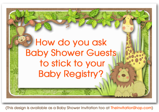 How Do You Ask Baby Shower Guests to Stick to a Registry?