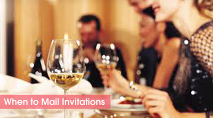When to mail party invitations