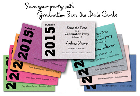 Graduation Save the Date Cards can Save your Party! Check them out at TheInvitationShop.com