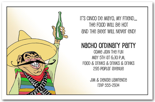 Bandito Cinco de Mayo Invitations from TheInvitationShop.com