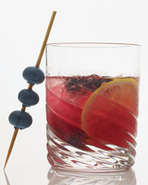 Blueberries Gone Wild Cocktail for 4th of July or Memorial Day | TheInvitationShop.com