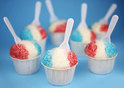 4th of July Snowcone Cupcakes