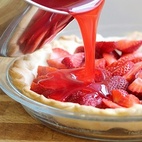 4th of July Strawberry Pie