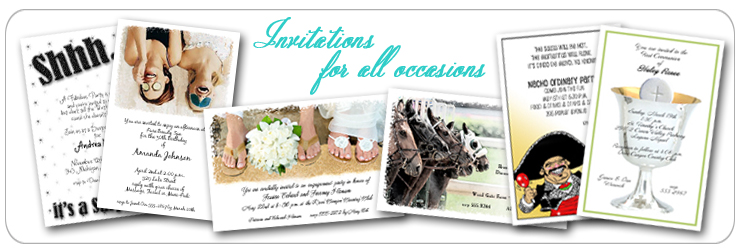 Invitations for all Occasions