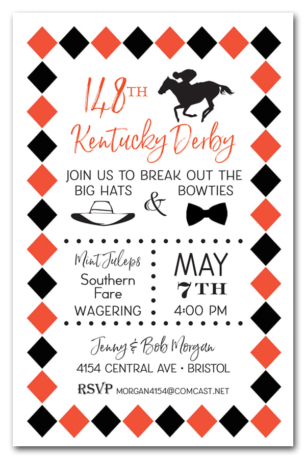 Kentucky Derby & Diamonds Party Invitations - Come see our entire collection1