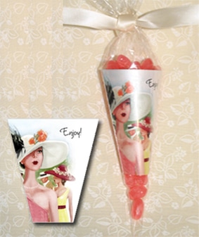 Derby Elegance Candy Cone Kit from TheInvitationShop.com