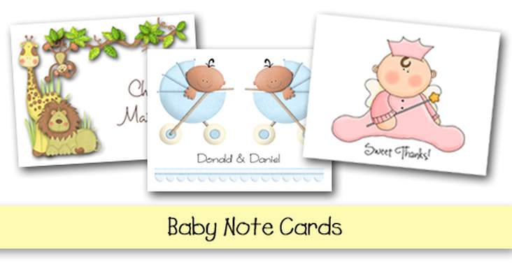 Baby Note Cards and Thank You Notes