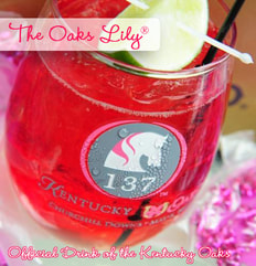 The Oaks Lily® is the official drink of the Kentucky Oaks Horse Race | Get the Recipe | TheInvitationShop.com